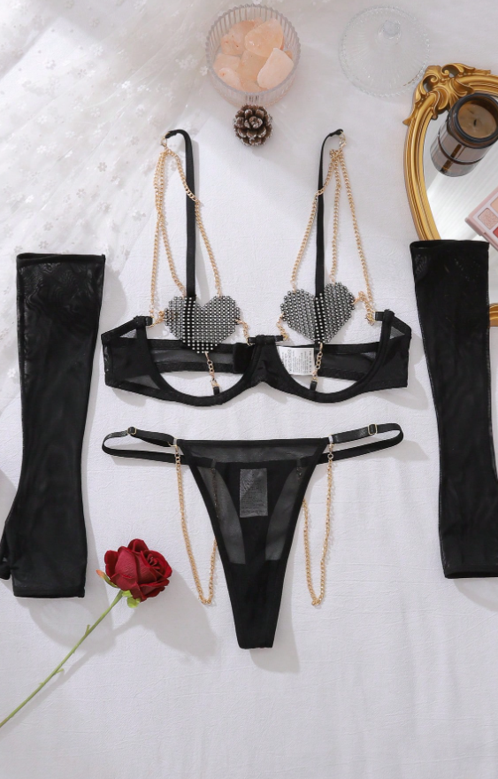 Midnight Glam Conjunto de 4 piezas