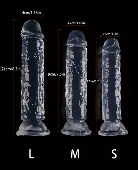 Dildo transparente - Crystal Lust