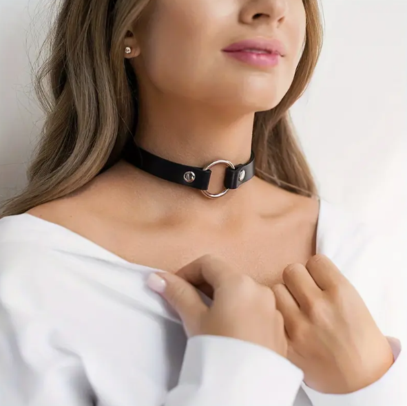 Collar de cuero para el cuello