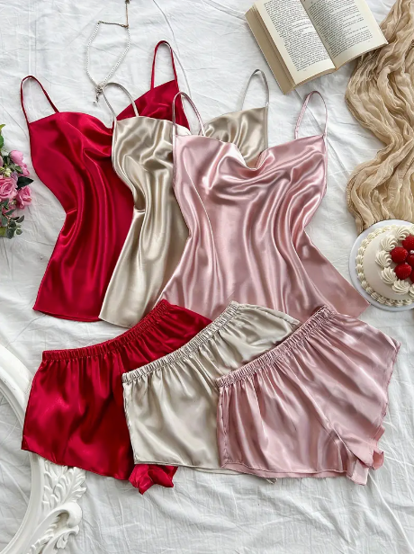 Pijama top y short - Cozy Glam