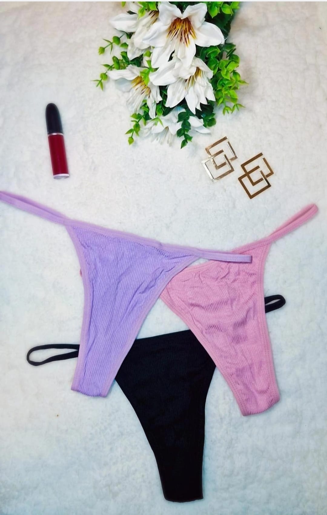 V Soft Trio - Solidas. Lila - Negro - Rosa (4)