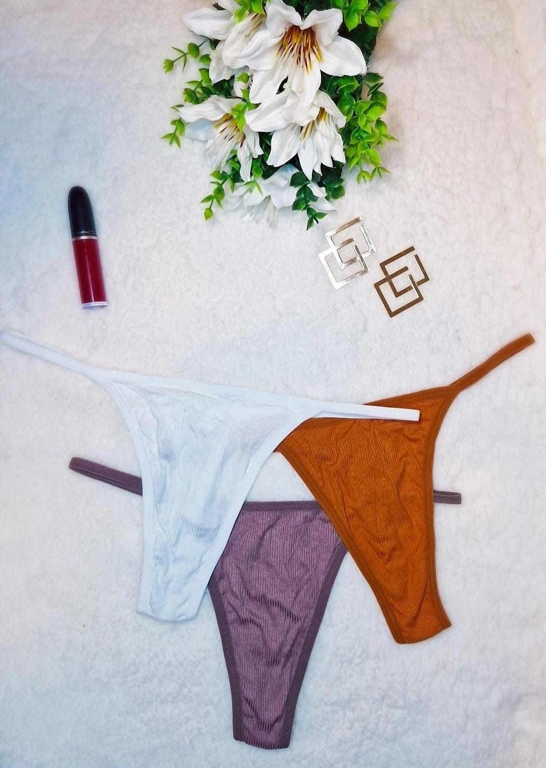 V Soft Trio - Solidas. Blanco - Naranja teja - Morado palo (5)