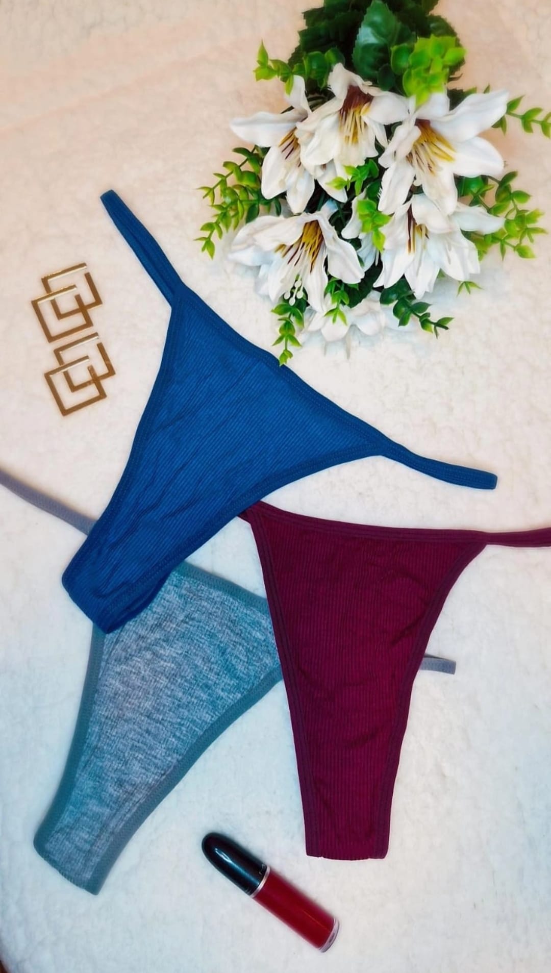 V Soft Trio - Solidas. Azul marino - Azul jaspeado - Burdeos (2)