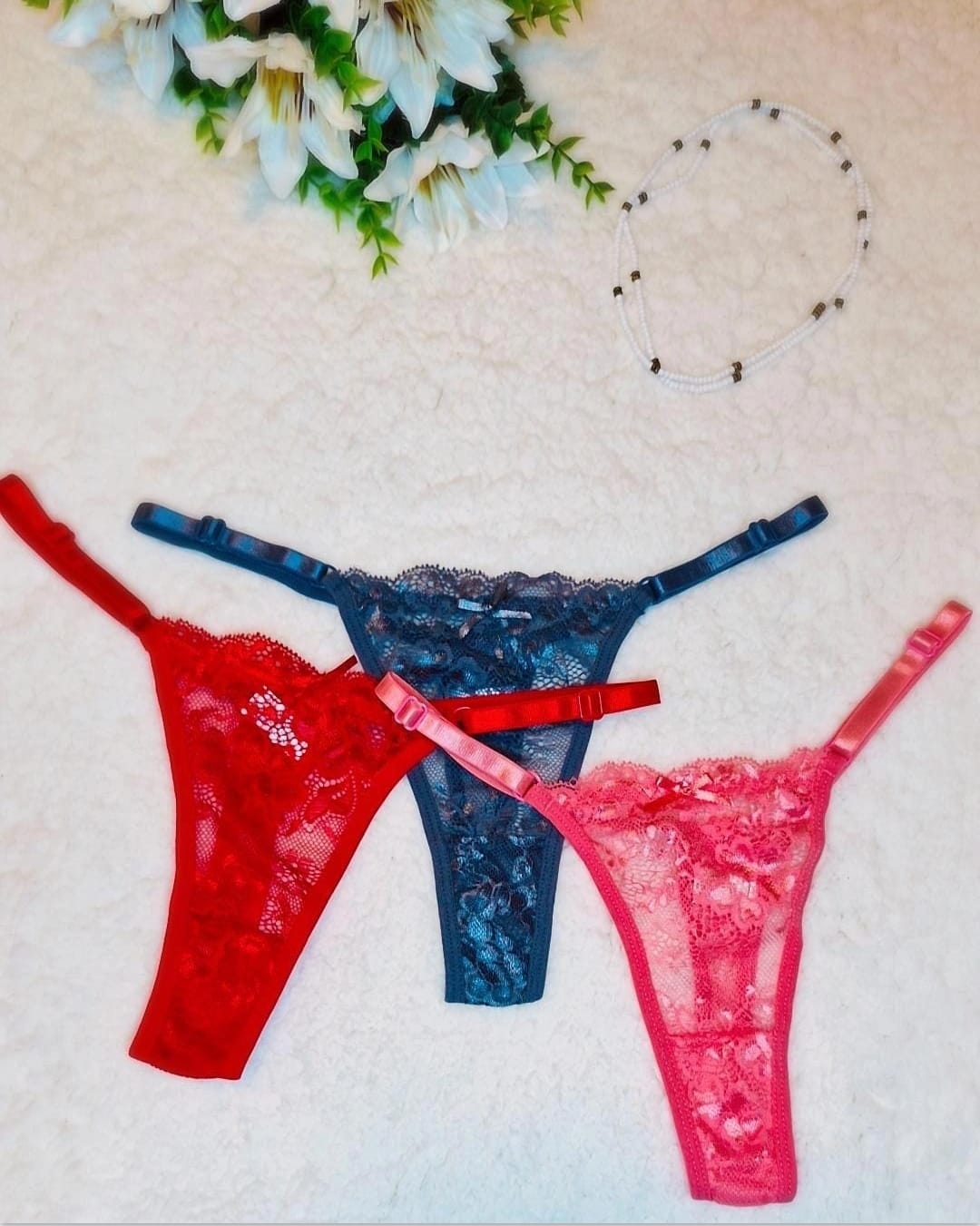 Kiss Pack - sexy bajas  Rojo - Azul oscuro - Rosa